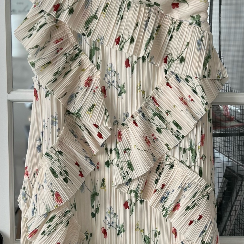 H&M Cream Floral Dress